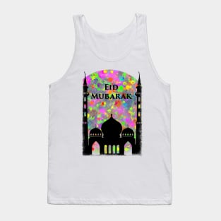 Eid Mubarak Mosque w14t Tank Top